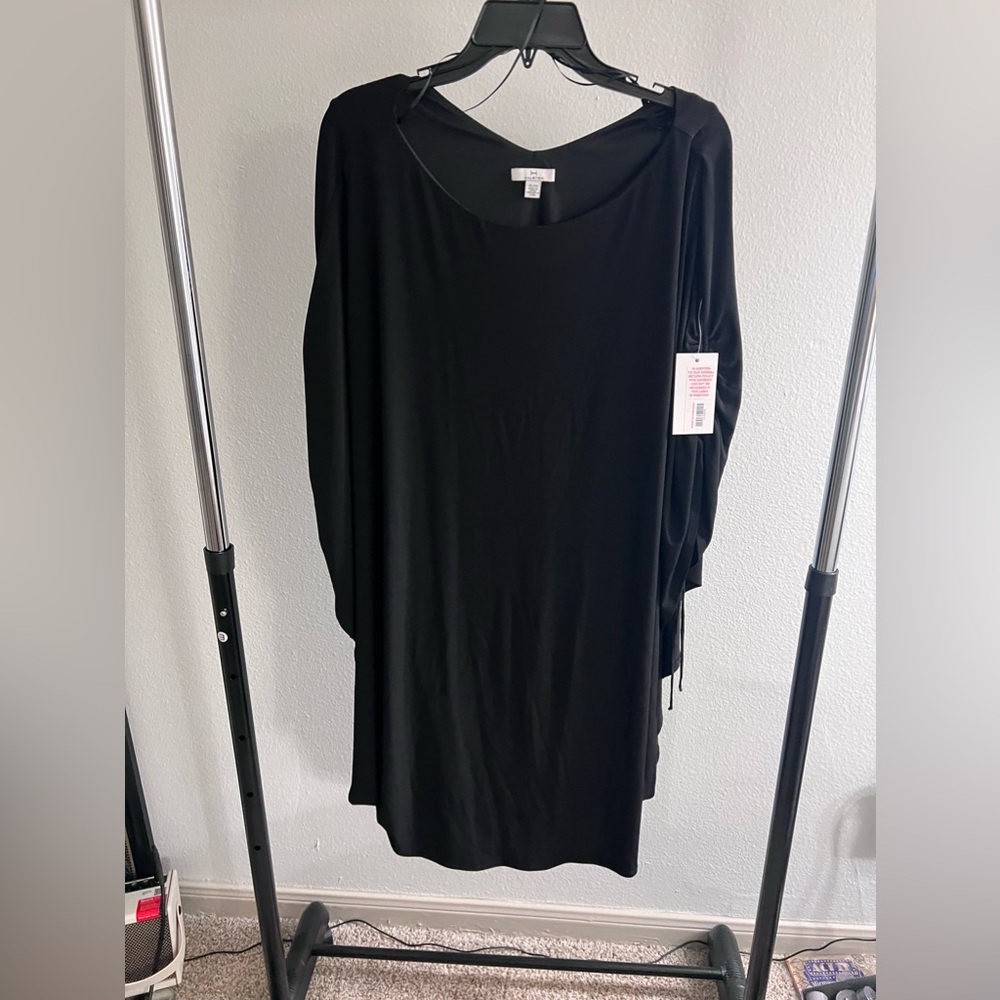 Women’s batwing dress Halston XL black